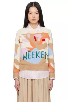 Разноцветный свитер Fabian Weekend Max Mara