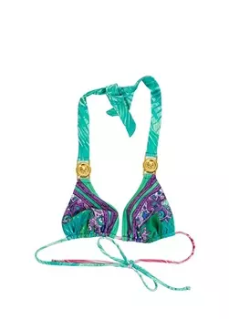 Разноцветный женский топ бикини Just Cavalli