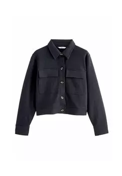 REGULAR FIT Twin Pocket Utility Button Front Smart Next, Легкая куртка синий