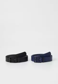 Ремень 2 PACK Pier One, черный