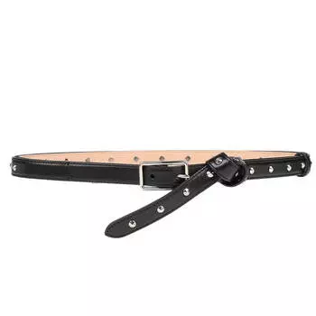 Ремень Alexander McQueen Long Studded, черный