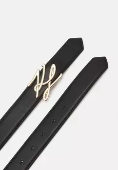 Ремень Autograph Belt KARL LAGERFELD, черный