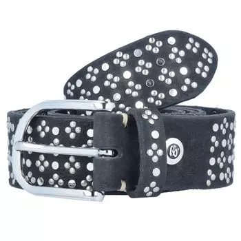Ремень b.belt Nieten Leder 85 cm, черный