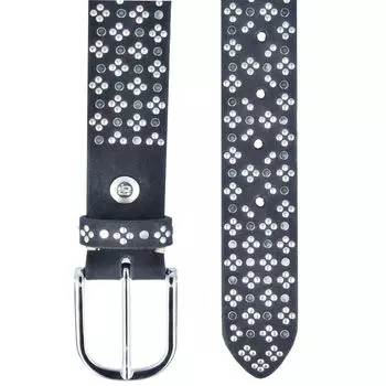 Ремень b.belt Nieten Leder, черный