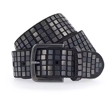 Ремень b.belt Quinn Nieten Leder, черный