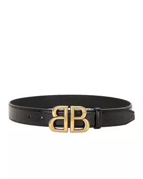 Ремень Balenciaga Monaco 30, черный