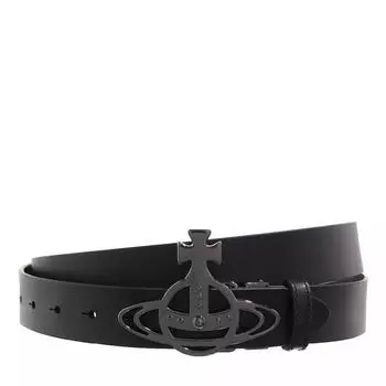 Ремень belts line orb buckle Vivienne Westwood, черный