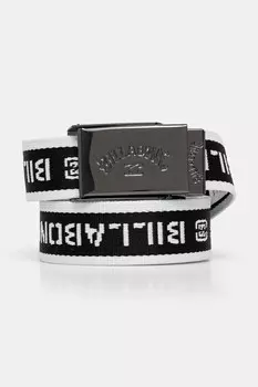 Ремень Billabong с зубчатым принтом, черный