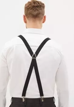 Ремень Black Thin Braces Next, черный