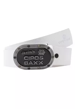 Ремень CIPO & BAXX, белый