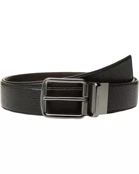 Ремень COACH Wide Reversible, черный