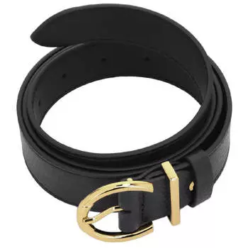 Ремень Coccinelle Grained Leather Beth, черный