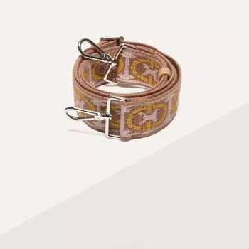 Ремень Coccinelle Monogram Tricolor, цвет Multi Soleado/Skin