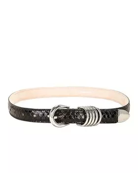 Ремень Dehanche Hollyhock Python Embossed, черный