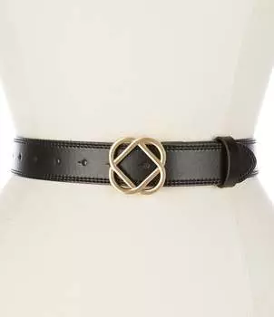 Ремень Dillard's 1.25 со статусной табличкой, черный