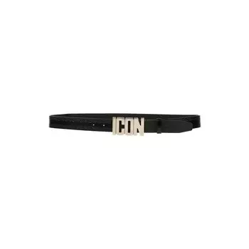 Ремень Dsquared2 Leather, черный