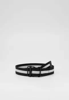 Ремень EASY BELT WITH STRIPES Urban Classics, цвет black/white