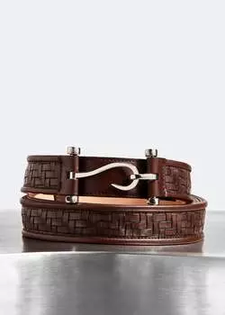 Ремень EDHN x Level Shoes Comporta belt, коричневый