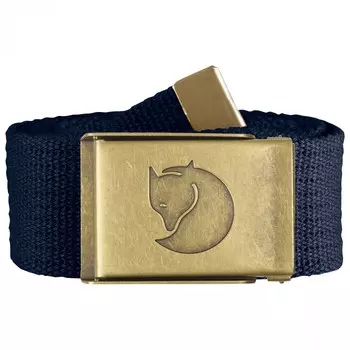 Ремень Fjllrven Canvas Brass Belt 4 cm, цвет Dark Navy
