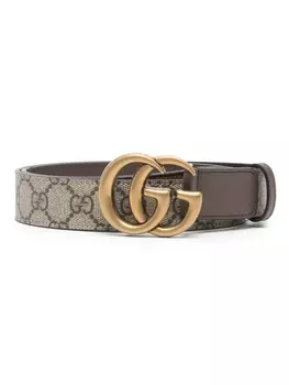 Ремень GG Marmont Gucci, коричневый