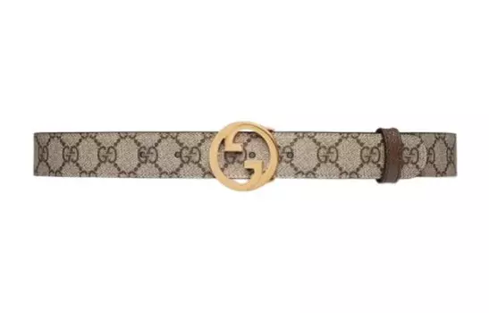 Ремень Gucci женский, черный / коричневый