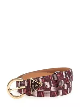 Ремень GUESS Belt, цвет Red/White