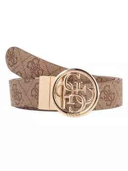 Ремень Guess, цвет latte logo