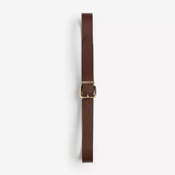 Ремень H&M Leather, коричневый