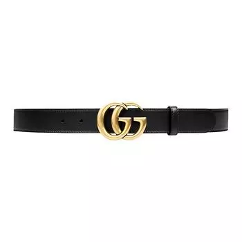 Ремень из кожи Gg Marmont GUCCI