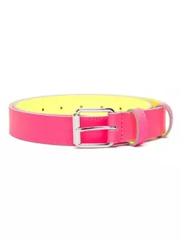 Ремень из кожи Super Fluo Comme Des Garons Wallet, розовый