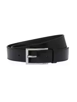 Ремень из матовой кожи Prada, черный