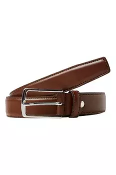 Ремень из пропитанной кожи Jack & Jones, коричневый
