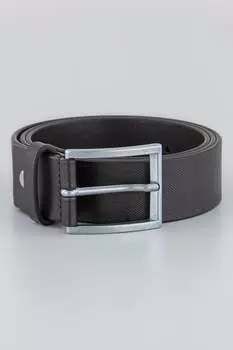Ремень из сафьяновой экокожи Guess, коричневый