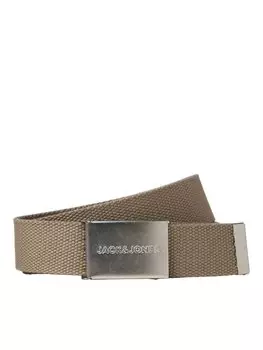 Ремень JACK & JONES, серо-коричневый