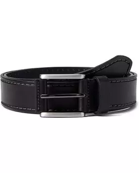 Ремень Johnston & Murphy Laser Top Stitch Belt, черный