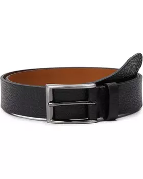 Ремень Johnston & Murphy Soft Pebble Belt, черный