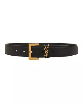 Ремень Кассандры Saint Laurent, цвет Nero