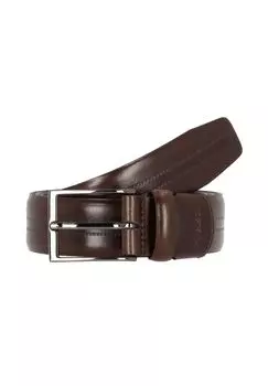 Ремень кожаный strellson, цвет Dark Brown