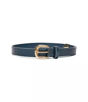 Ремень кожаный Tommy Hilfiger Refined, синий