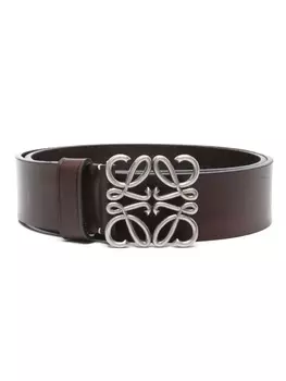 Ремень LOEWE Chunky Anagram, коричневый