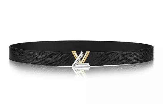 Ремень Louis Vuitton Twist Leather, черный