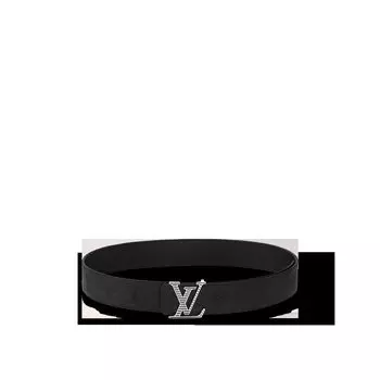 Ремень LV Shadow 40 мм с возможностью двусторонней установки Louis Vuitton, черный