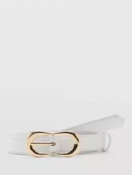 Ремень Mango Mila, цвет off/white