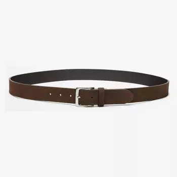 Ремень Massimo Dutti Suede Leather, коричневый