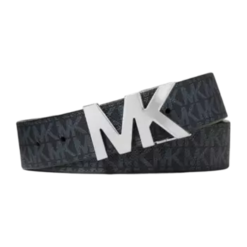 Ремень Michael Kors Reversible Logo Buckle, темно-синий
