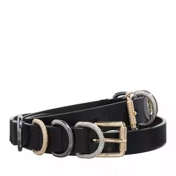 Ремень morrison belt h2 nero limousine-shiny Pinko, черный