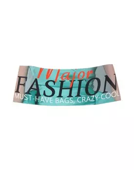 Ремень Moschino, бирюзовый