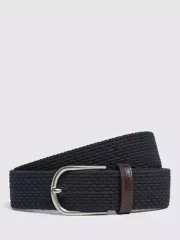 Ремень Moss Woven Stretch, темно-синий