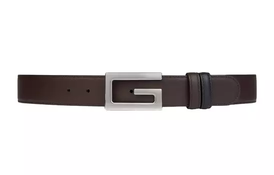 Ремень мужской Gucci, черный / коричневый
