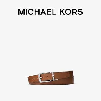 Ремень мужской Michael Kors из кожи, черный